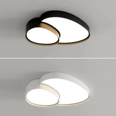 Cloud-Shaped LED Semi-Flush Mount Ceiling Light