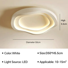 Modern Flush Mount Irregular Chandelier Light with Acrylic