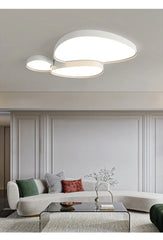 Cloud-Shaped LED Semi-Flush Mount Ceiling Light