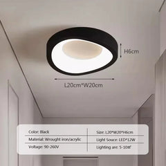 Organic Wavy Flush Mount LED Ceiling Light Fixture