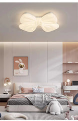 Bow Knot White Acrylic Modern Ceiling Light for Home Accent Lighting
