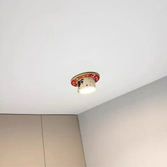 Ceramic Coffee Cup Ceiling Light Flush Mount Light