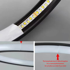 Modern Flower Semi-Flush Mount Ceiling Light Black White Gold