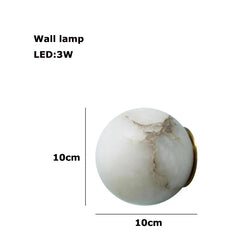 Gold Marble Bubble Cluster Pendant Light Fixture with Suspended Globes