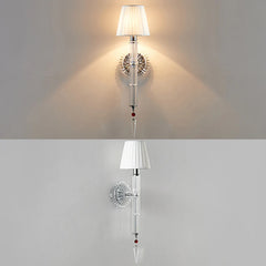 Champagne Crystal Wall Sconce Hanging Ceiling Light Fixture