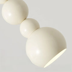 Cream Gourd Pendant Light Modern Cord Hung Fixture