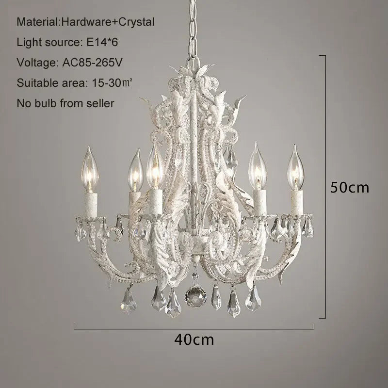 Chandelier with dimensions on a gray background
