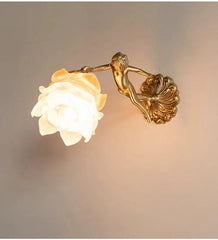 Copper Flower Angel Chandelier