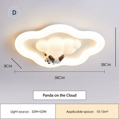 Cloud Shape Flush Mount LED Children's Ceiling Light