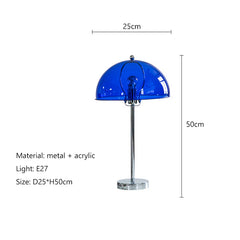 Modern Mushroom Shape Floor Lamp with Metal Finish