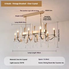 Brushed Gold Tiered Crystal Chandelier with Cascading Drops