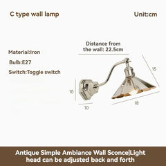 Chrome Floral Glass Wall Sconce - Modern Bedside Sconce