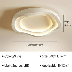 Modern Flush Mount Irregular Chandelier Light with Acrylic