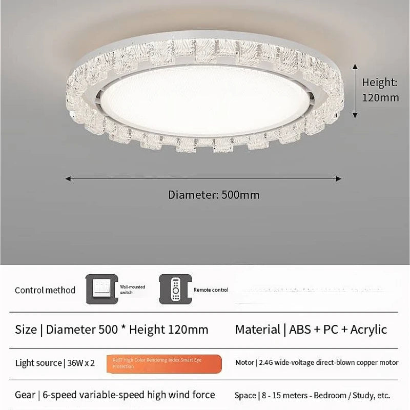 Ceiling light fixture with dimensions and specifications on a gray background