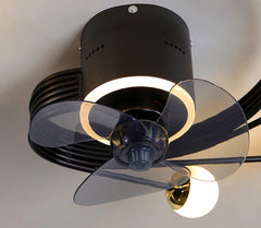 Gold Multi-Arm Ceiling Fan Light Fixture
