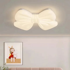 Bow Knot White Acrylic Modern Ceiling Light for Home Accent Lighting