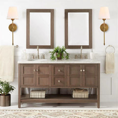 Brushed Gold Metal Farmhouse Wall Sconce with White Fabric Shade