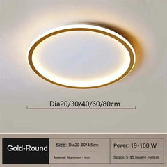 Metal Ring LED Flush Mount Ceiling Light Fixture