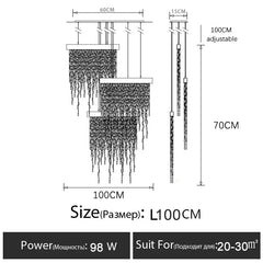 Measurement chart of a shower head with dimensions and specifications.