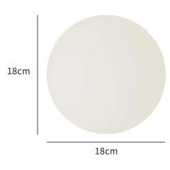 White round object with dimensions labeled as 18cm on a white background