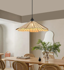 Modern Geometric Gold Pendant Light with Frosted Glass Shades