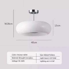 Brass Glass Dome Semi-Flush Mount Light with Yellow Shade