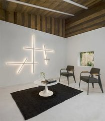 Modern Linear Geometric LED Wall Sconce for Contemporary Spaces