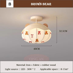 White Hot Air Balloon Ceiling Light Semi-Flush Mount Children's Room