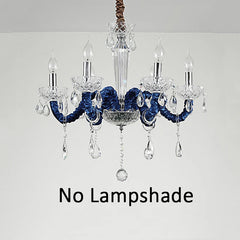 Chrome Multi-Arm Crystal Chandelier