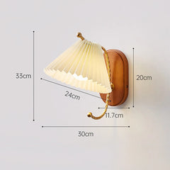 Gold Ceramic Flower Wall Sconce