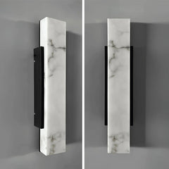Modern Wall Sconce Waterproof Stainless Steel Marble Effect Light