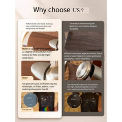 Comparison chart highlighting features of a product with text explaining benefits.