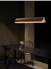 Long Linear Pendant Light for Island, LED Chandelier