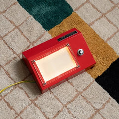 Retro Radio Shape Wall Sconce, Metal Geometric Fixture