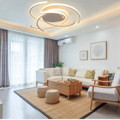 Spiral Swirl Flush Mount LED Ceiling Light