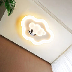 Cloud Shape Flush Mount LED Children's Ceiling Light