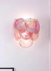 Glass Multi-Tier Wall Sconce