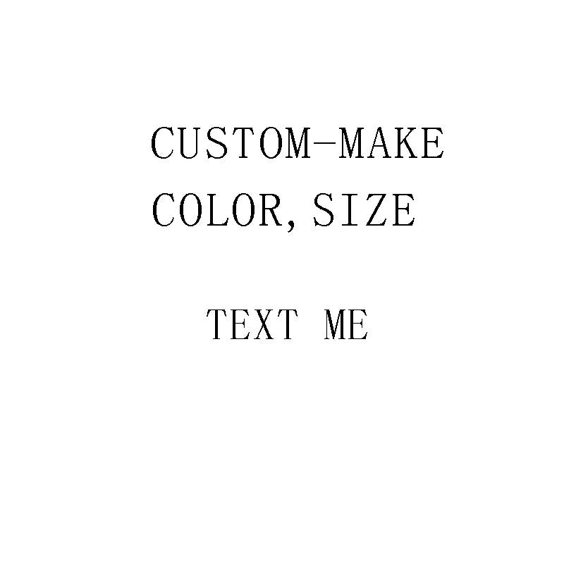 Text on a white background with customizable color and size options.