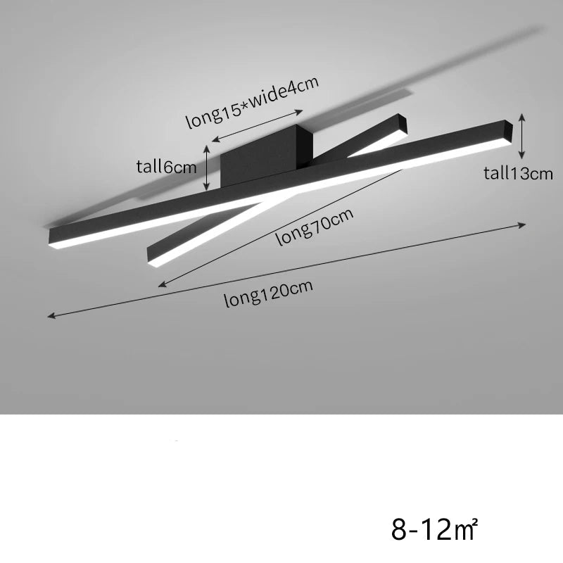 Ceiling light fixture with dimensions and power rating on a gray background