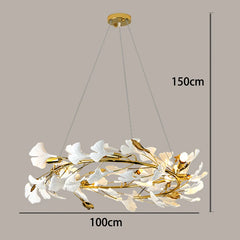 Decorative ceiling light fixture with floral design on a gray background