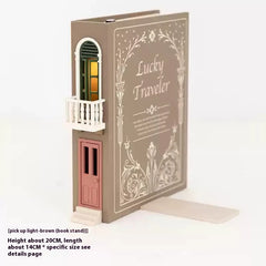 Fairytale Forest Lucky Traveler Bookend Table Lamp with Lights