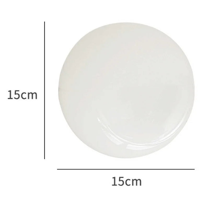 White round object with dimensions labeled on a white background