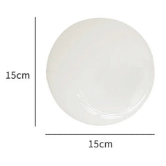 White round object with dimensions labeled on a white background