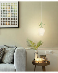 Glass Flower Pendant Light