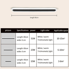 Modern Linear Acrylic Ceiling Light Fixture Floral Stems Glass Shades