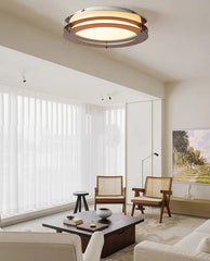 Modern LED Ceiling Lamp with Sculpted Acrylic Shade