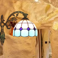 Tiffany Stained Glass Wall Sconce Light Fixture