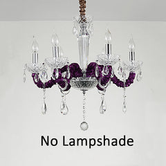 Chrome Multi-Arm Crystal Chandelier