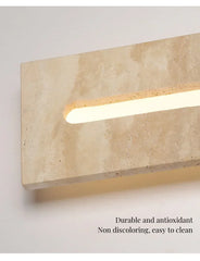 Natural Stone LED Wall Sconce Waterproof Exterior Light