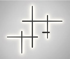 Modern Linear Geometric LED Wall Sconce for Contemporary Spaces